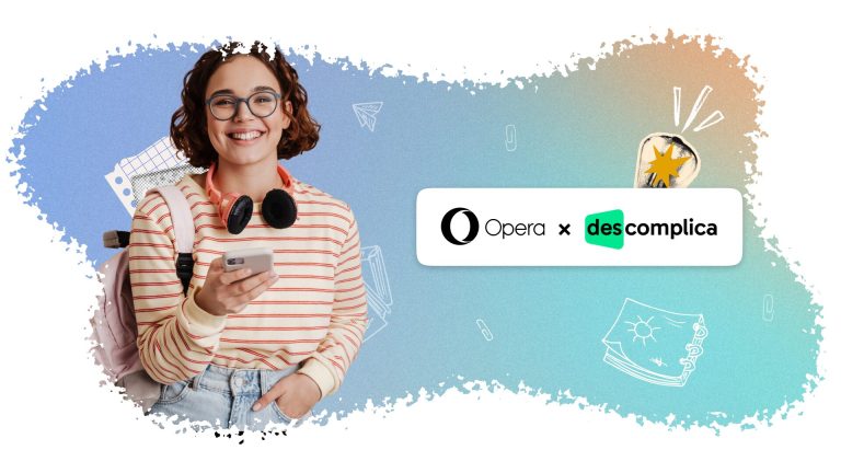 Navegador Opera e Descomplica se unem para conceder mil bolsas de estudo gratuitas em curso preparatório para o Enem