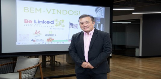 Eduardo Morita destaca expansão de franquias brasileiras nos Estados Unidos durante o Global Vision, em Nova York