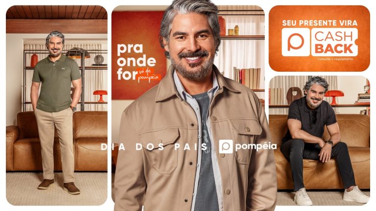 HOC cria campanha de Dia dos Pais da Lojas Pompéia com foco em praticidade e identidade visual