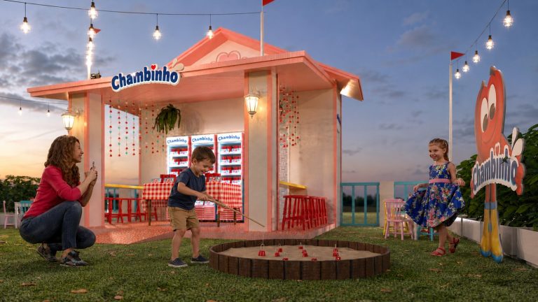 VOE transforma Chambinho em uma casa de brincadeiras no Festivalzinho