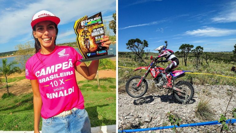 Team Rinaldi conquista sete pódios e Bárbara Neves é octacampeã Brasileira de Enduro